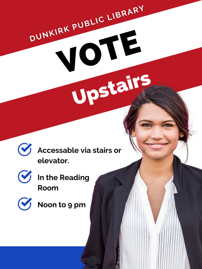 Library Trustee & Budget Vote, Upstairs, noon to 9 pm.