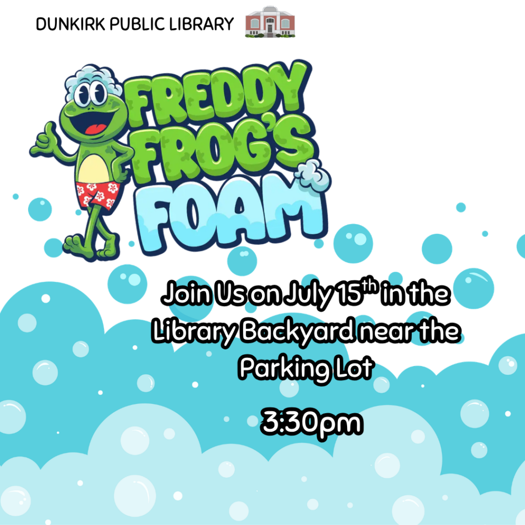Foam Party Flyer for the foam party on Wednesday July 15th.

Now scheduled at 3:30pm 